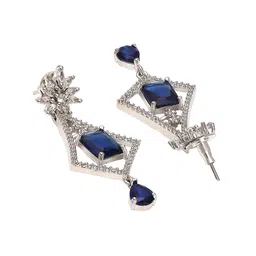 fabula Silver-Plated AD-Studded Jewellery Set image 4