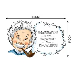 rawpockets Albert Einstein Imagination Quote Wall Stickers image 3