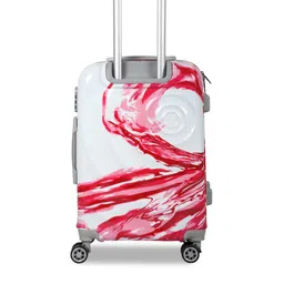Polo Class Unisex Set Of 3 Red & White Printed Trolley & Vanity Bags image 4