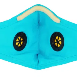 FLYING BERRY Unisex Pack of 2 Solid 5- Ply Cotton Reusable Anti Pollution N99 Masks image 4