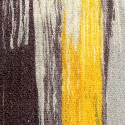 Athom Trendz Set Of 3 Yellow & Black Printed Premium Anti-slip Doormat image 4