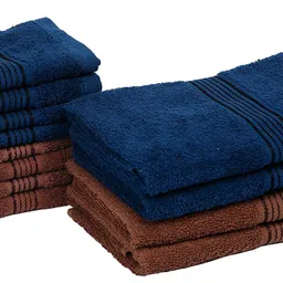 KOPA Set Of 12 Solid Pure Cotton 380 GSM Towel Set image 4