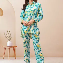 SheWill Printed Shirt With Trouser Co -Ords image 4