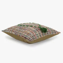 Mezposh Green & Grey Quirky Square Cushion Covers image 4