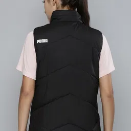 Puma Women Black Favourite windCELL Puffer Running Performance Vest Jacket image 5