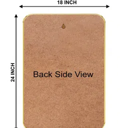 SAF Pink & Red Abstract Wooden Painting Wall Art image 2