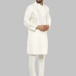 ROYAL KURTA Men Chikankari Summer Sheers Kurta image 5