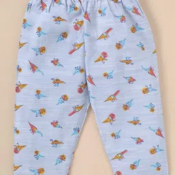 FUNKRAFTS Boys Blue & Pink Printed Nightsuit image 4