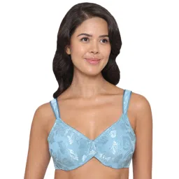 Wacoal Womens Awareness Non Padded Wired Full Cup Plus Size Support Bra-Blue image 1