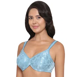 Wacoal Womens Awareness Non Padded Wired Full Cup Plus Size Support Bra-Blue image 3