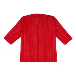 Superminis Boys Red Striped Kurta with Pyjamas image 2