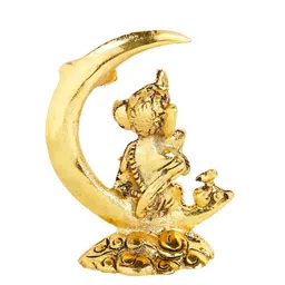 CraftVatika Gold-Toned Ganesh Idol Showpiece image 5