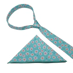 Tossido Men Green & Brown Printed Accessory Gift Set image 4