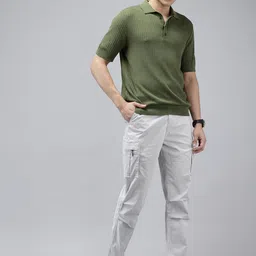 GENIPS Men Checked Bahamas Cargos Trousers image 3