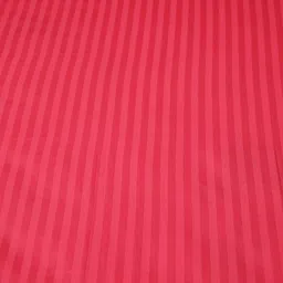 HOSTA HOMES Red Striped 200 TC Cotton 1 King Bedsheet with 2 Pillow Covers image 4