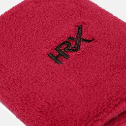 HRX by Hrithik Roshan Unisex Set of 2 Brand Logo Sports Sweat Wristbands image 4