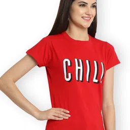 Fabflee Women Multicoloured 3 Printed T-shirt image 2