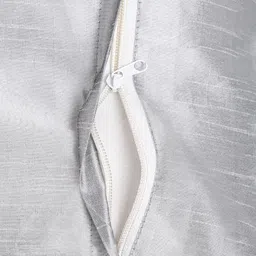 HOSTA HOMES Grey & Gold-Toned Set of 5 Embellished Square Cushion Covers image 5