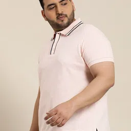 Sztori Men Plus Size Regular Fit Polo Collar T-shirt image 3