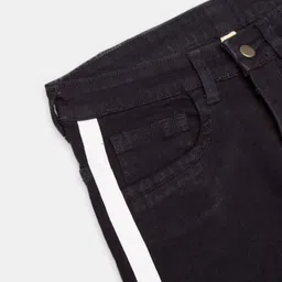 Instafab Boys Black Regular Fit Mid-Rise Clean Look Jeans image 4