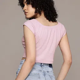 The Roadster Life Co. Ribbed Extended Sleeves Crop Top image 3