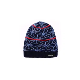Knotyy Men Pack of 2 Self Design Beanie image 4