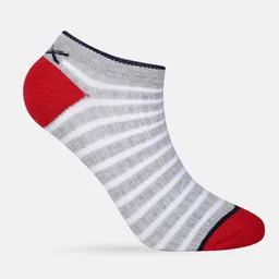 HRX by Hrithik Roshan Women Pack Of 3 Striped Ankle Length Socks image 5