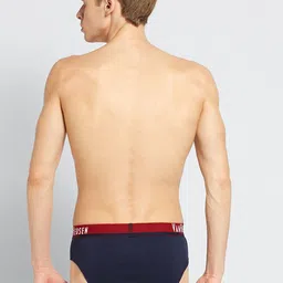 van heusen innerwear Van Heusen Men Pack of 2 Solid Plush Back Ultra Soft Briefs image 3