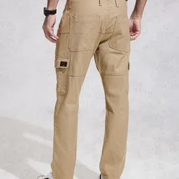WROGN Men Relaxed Fit Cargos Trousers image 2