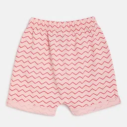 MINI KLUB Girls Multicoloured Pack of 3 Printed Regular Fit Shorts image 2