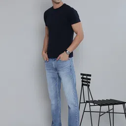 Levis Men Straight Fit Faded Jeans image 3