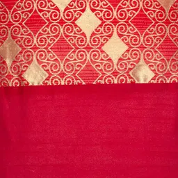 Alina decor Red & Gold-Toned Set of 2 Ethnic Motifs Square Cushion Covers image 5