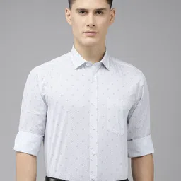 Park Avenue Pure Cotton Printed Formal Shirt image 5