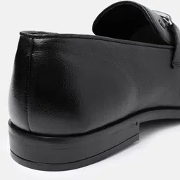 Van Heusen Men Leather Horsebit Loafers image 3
