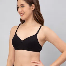 CEE-18 Pack Of 3 Cotton T-shirt Bra Medium Coverage Lightly Padded Non-Wired image 5