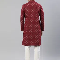 Manthan Men Woven Design Ethnic Motifs Kurta image 3