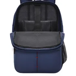 WildHorn Unisex Navy Blue Backpack with Compression Straps image 2