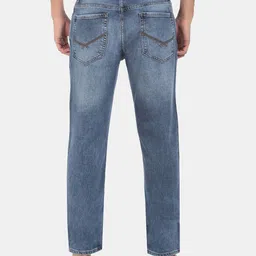 u.s. polo assn. denim co. U S Polo Assn Denim Co Men Blue Slim Fit Light Fade Stretchable Jeans image 4