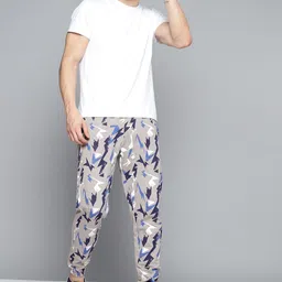 HRX By Hrithik Roshan Lifestyle Men Wet Weather Bio-Wash AOP Track Pants-picture-15
