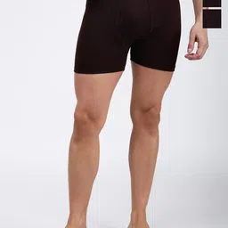 AMUL COMFY Pack Of 3 Pure Cotton Breathability Trunks AC-LPTROE-CB-4XL-3PC image 1