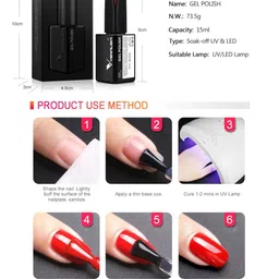 VENALISA WFrench Gel Camouflage Nail Color UV Gel Varnish Soak Off VEN-15ml-JD40 15 ml image 2