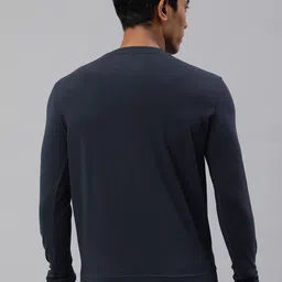 Huetrap Men Solid Regular Fit Sweatshirt image 2