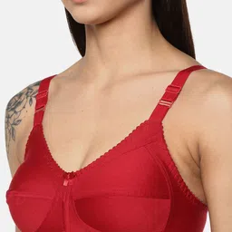 Leading Lady Pack of 2 Solid Non-Wired Non Padded T-shirt Bras m-CONCENT image 2