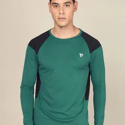 Technosport SS'24 Colourblocked Round Neck Long Sleeves Rapid-Dry Slim Fit T-shirt-picture-50