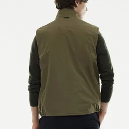 MANGO MAN Performance Mock Collar Water-Resistant Lightweight Padded Gilet Jacket image 5