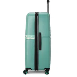 Urban Jungle Textured Hard Large Water Resistant Trolley Bag image 4