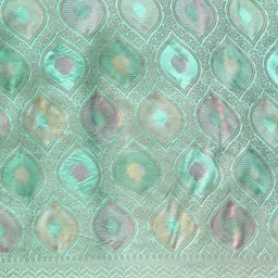 Mitera Woven Design Zari Organza Handloom Kanjeevaram Saree image 2