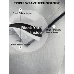 Tranquebar Home Pink Geometric Black Out Door Curtain image 3