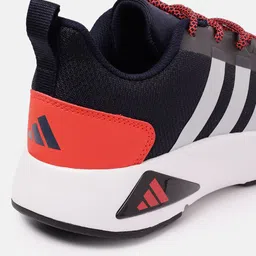 ADIDAS Men Woven Design Round-Toe Laufen Speed Running Shoes with Striped Detail image 3
