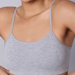 Sillysally Women Pack of 2 Non Padded Double Layer Workout Bras With All Day Comfort image 3